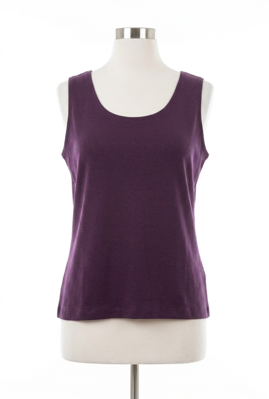 NEW ANGEL bra-friendly tank top in plum
